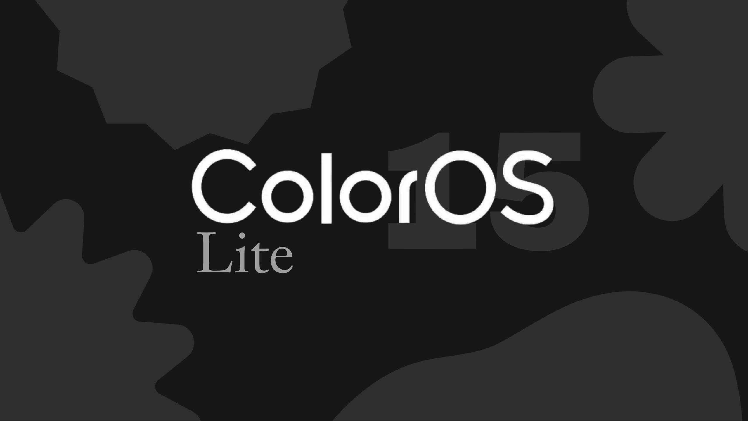 ColorOS 15 Lite
